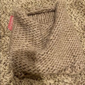 NWT Merona Oatmeal color Knit Infinity Scarf